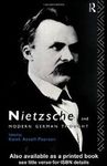 NIETZSCHE AND MODERN GERMAN THOUGHT. 9780415044424