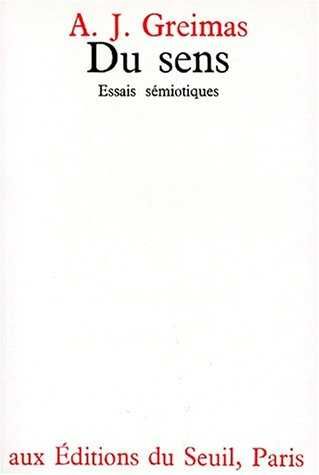 DU SENS . ESSAIS SEMIOTIQUES. 9782020027373