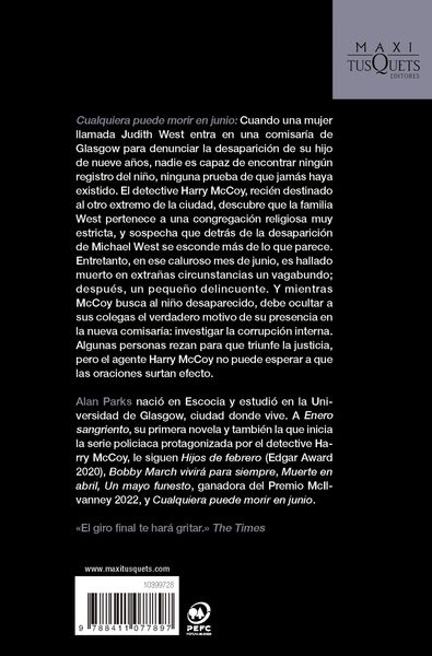 CUALQUIERA PUEDE MORIR EN JUNIO (SERIE HARRY MCCOY