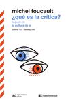 ¿QUÉ ES LA CRÍTICA? SEGUIDO DE LA CULTURA DE SÍ. 9788412471625