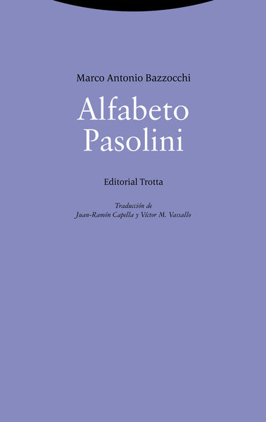 ALFABETO PASOLINI. 9788413641980