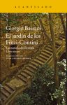 EL JARDÍN DE LOS FINZI-CONTINI. 9788416748631