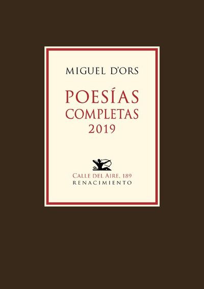 POESÍAS COMPLETAS 2019