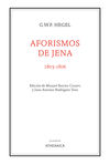 AFORISMOS DE JENA (1803-1806)