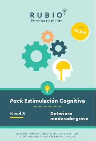 PACK ESTIMULACIÓN COGNITIVA. NIVEL 3 (DETERIORO MODERADO-GRAVE)