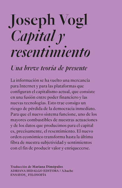 CAPITAL Y RESENTIMIENTO. 9788419208279