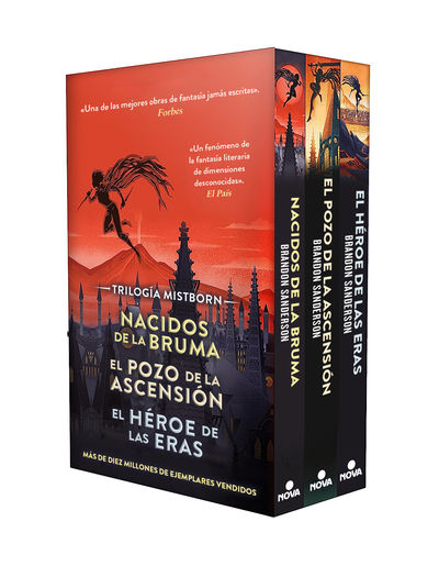 ESTUCHE TRILOGÍA MISTBORN (NACIDOS DE LA BRUMA  EL POZO DE LA ASCENSIÓN  EL HÉ. 9788419260239