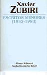 ESCRITOS MENORES (1953-1983 )