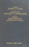 DAFNIS Y CLOE LEUCIPA Y CLITOFONTE BABIL