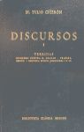 DISCURSOS (CICERON) VOL. 1. 9788424914196