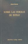 SOBRE LAS FORMAS ESTILO