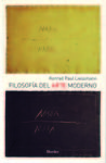 FILOSOFIA DEL ARTE MODERNO