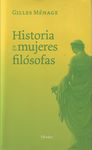 HISTORIA DE LAS MUJERES FILÓSOFAS. 9788425425813