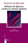 DEFENSA DE EPICURO CONTRA LA COMÚN OPINIÓN. 9788430946419