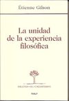 LA UNIDAD DE LA EXPERIENCIA FILOSOFICA