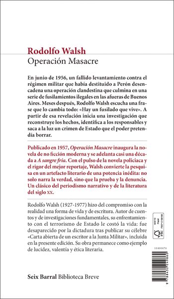 OPERACIÓN MASACRE