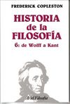 Hª DE LA FILOSOFIA 6 -WOLFF A KANT