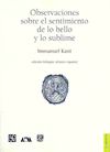 OBSERVACIONES SOBRE SENTIMIENTO BELLO