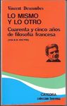 LO MISMO Y LO OTRO