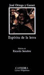 DEL ESPIRITU DE LA LETRA