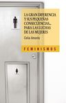 LA GRAN DIFERENCIA Y SUS PEQUEÑAS CONSEC
