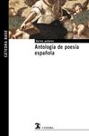 ANTOLOGÍA DE POESÍA ESPAÑOLA. 9788437626383