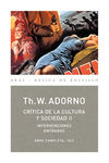 CRÍTICA DE LA CULTURA Y SOCIEDAD II