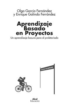 APRENDIZAJE BASADO EN PROYECTOS. 9788446054801