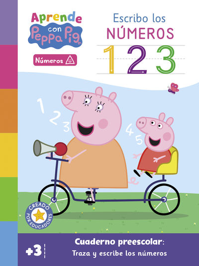 APRENDE CON PEPPA. ESCRIBO LOS NÚMEROS. 9788448865146