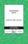 CRÍTICA DEL JUICIO. 9788467023800