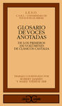 GLOSARIO DE VOCES ANOTADAS EN LOS 100 PRIMEROS VOLÚMENES DE CLÁSICOS CASTALIA
