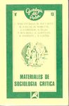 MATERIALES DE SOCIOLOGÍA CRÍTICA