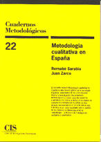 METODOLOGÍA CUALITATIVA EN ESPAÑA