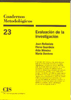 EVALUACIÓN DE LA INVESTIGACIÓN