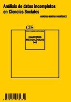 ANÁLISIS DE DATOS INCOMPLETOS EN CIENCIAS SOCIALES