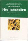 DICCIONARIO DE HERMENEUTICA. 9788474859171