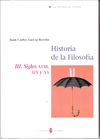 HISTORIA DE LA FILOSOFÍA. TOMO III