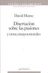 DISERTACION SOBRE LAS PASIONES (N. ED)