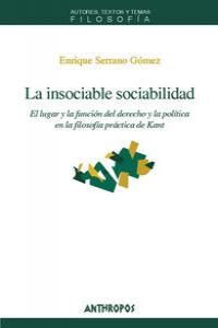 INSOCIABLE SOCIABILIDAD,LA