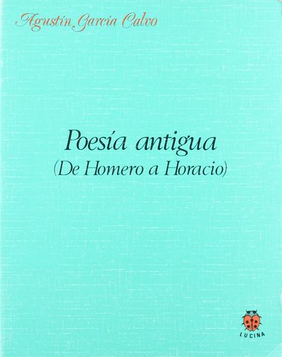 POESÍA ANTIGUA