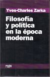 FILOSOFÍA Y POLÍTICA EN LA ÉPOCA MODERNA