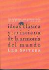 IDEAS CLÁSICAS Y CRISTIANA DE LA ARMONÍA DEL MUNDO. 9788496775039
