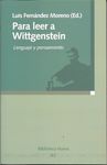 PARA LEER A WITTGENSTEIN. 9788497428156