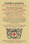 TEMPLARIOS. DISERTACIONES HISTÓRICAS DE ORDEN Y CAVALLERÍA