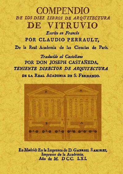 COMPENDIO DE LOS DIEZ LIBROS DE ARQUITECTURA DE VITRUVIO