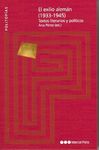 EL EXILIO ALEMÁN (1933-1945)							TEXTOS LITERARIOS Y POLÍTICOS