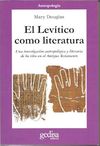EL LEVITICO COMO LITERATURA