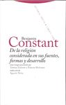 DE LA RELIGIÓN CONSIDERADA EN SUS FUENTES, FORMAS Y DESARROLLO