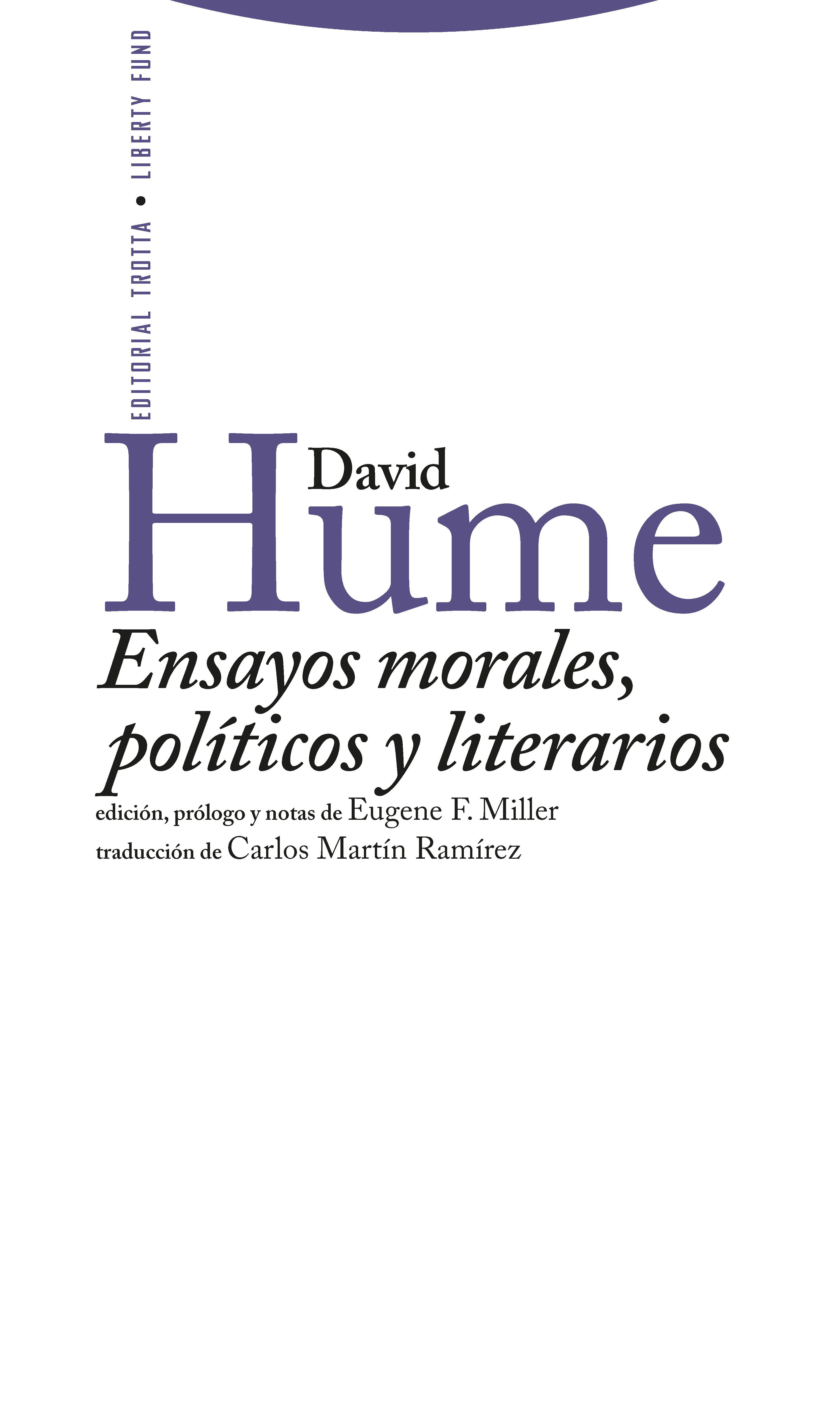 ENSAYOS MORALES, POLÍTICOS Y LITERARIOS