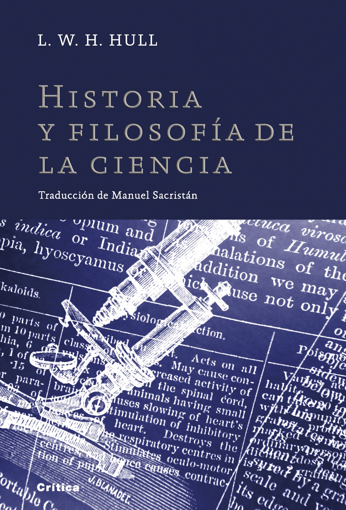 HISTORIA Y FILOSOFÍA DE LA CIENCIA. 9788498921687